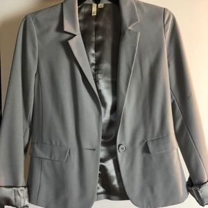 Ladies grey blazer jacket